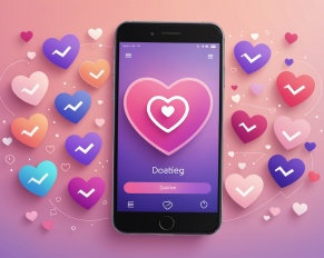 Illustration symbolisant le comparatif des applications de rencontre Adopte, Tinder et Bumble
