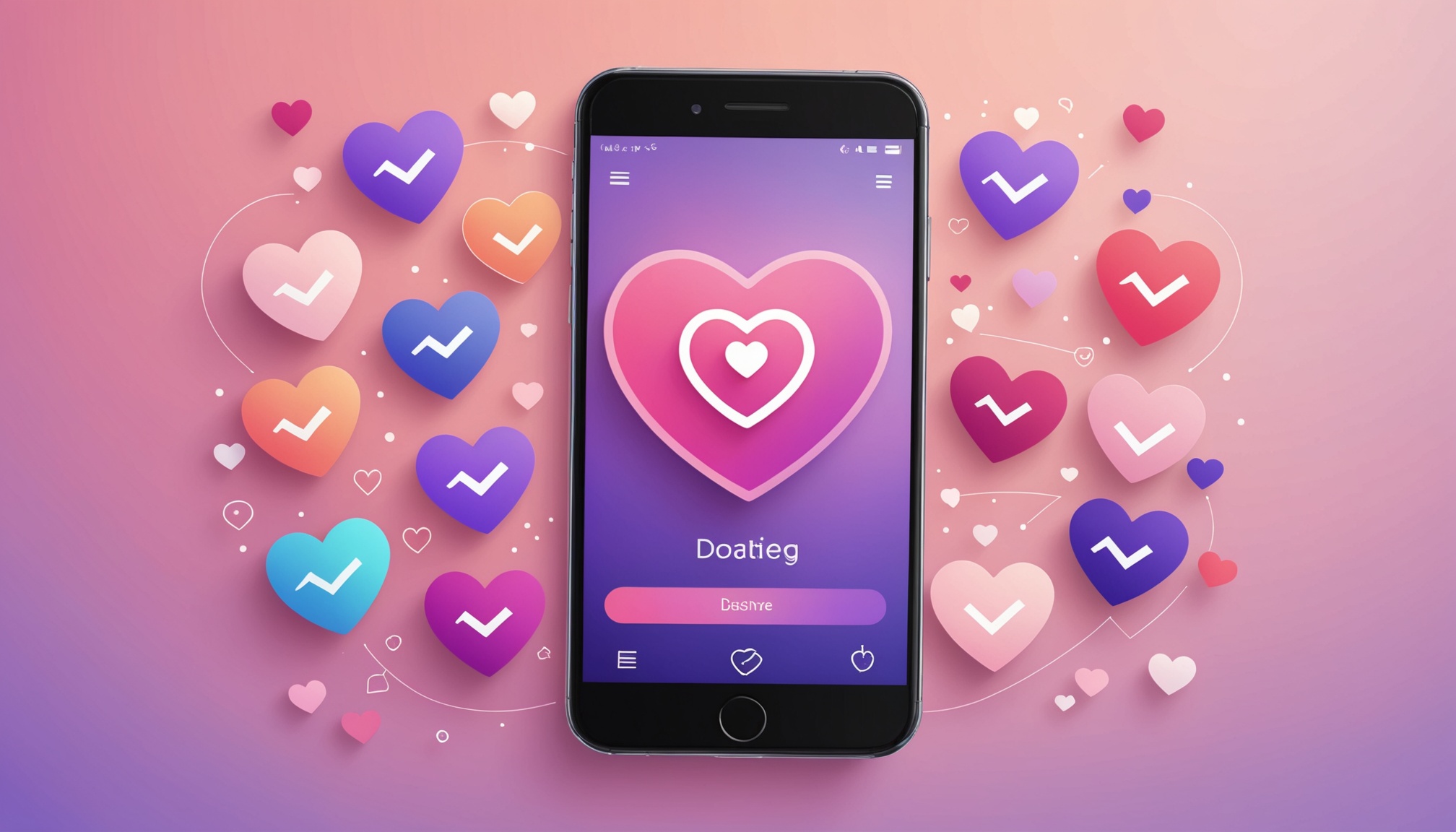 Illustration symbolisant le comparatif des applications de rencontre Adopte, Tinder et Bumble